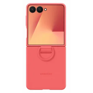 Чехол SamsungSilicone Case with Ring Red для Samsung Galaxy Flip7 (EF-PF766TREGUA)