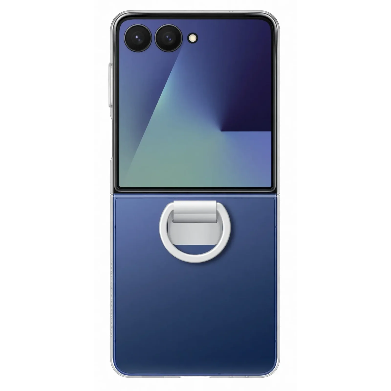 Чехол Samsung Clear Case with Ring Transparency для Samsung Galaxy Flip7 (EF-QF766CTEGUA)