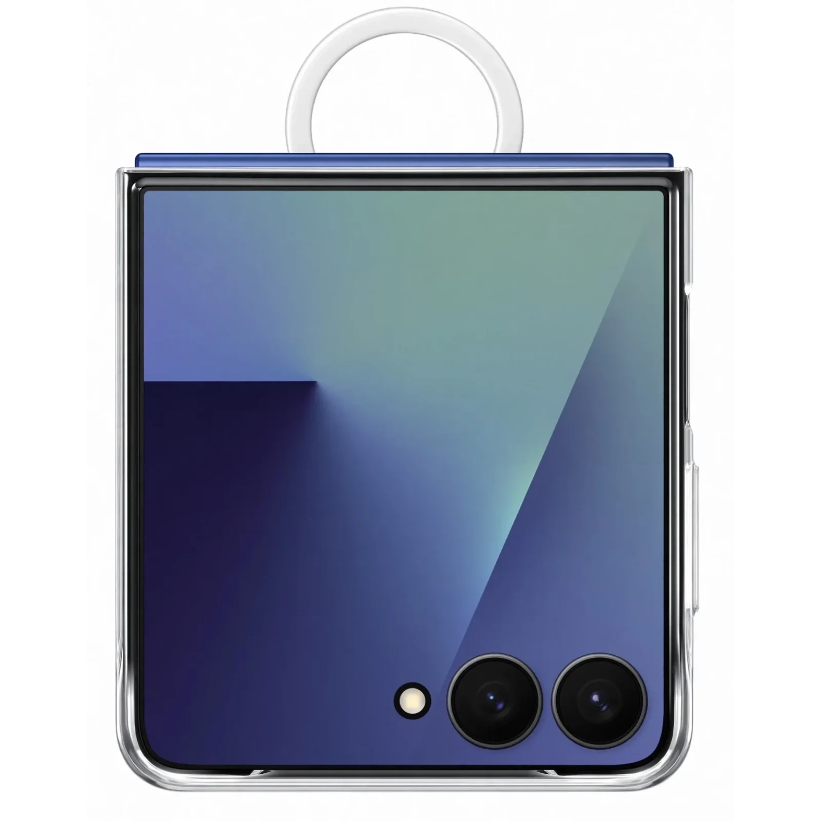 Чехол Samsung Clear Case with Ring Transparency для Samsung Galaxy Flip7 (EF-QF766CTEGUA)
