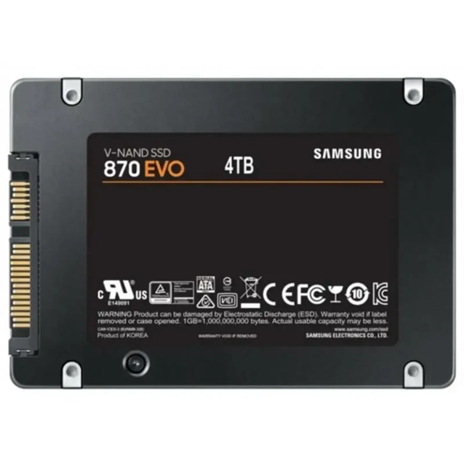 SSD накопитель Samsung 870 EVO 4 TB (MZ-77E4T0B)