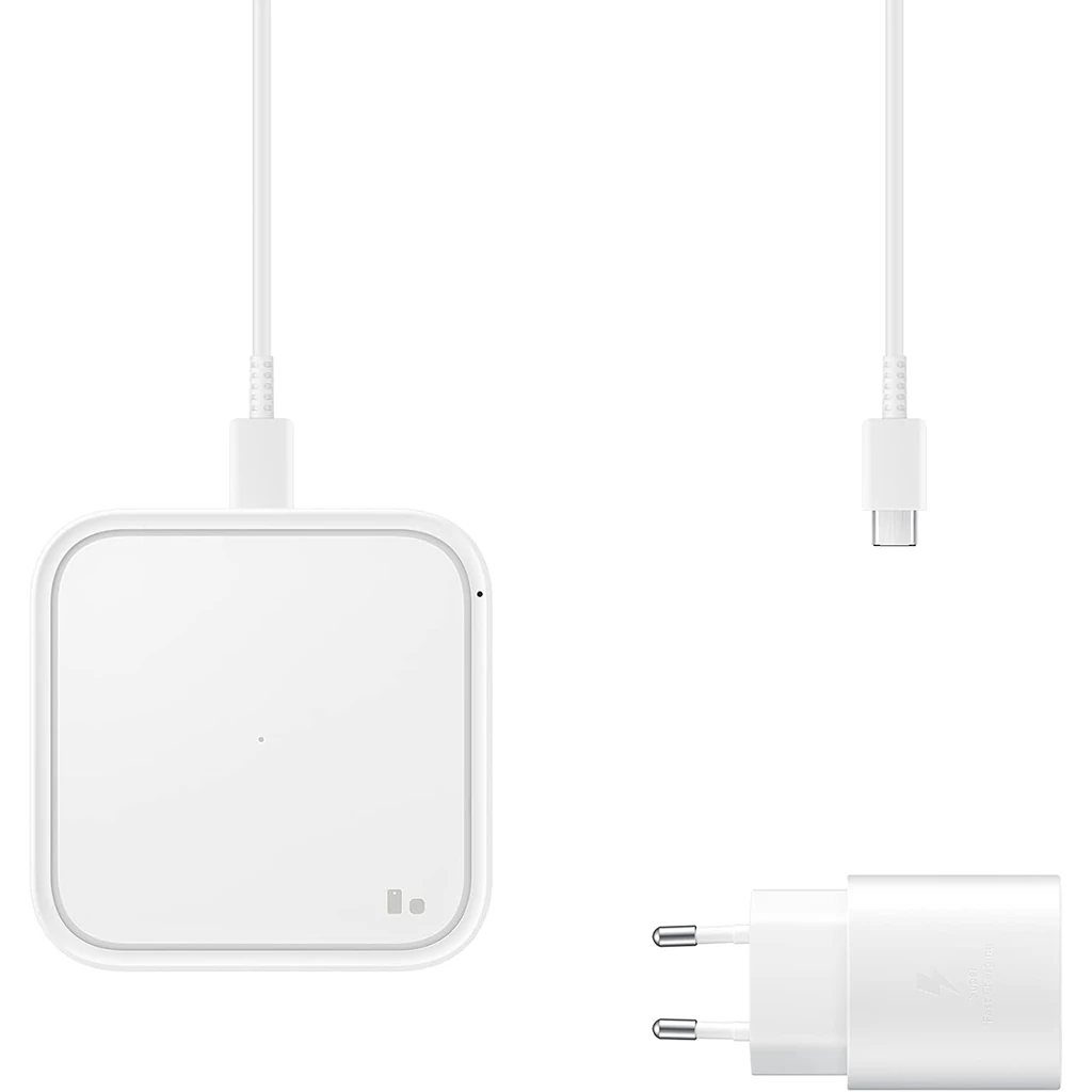 Бездротове зарядний пристрій Samsung EP-P2400 Wireless Charger Pad w/TA White (EP-P2400TWEGEU)