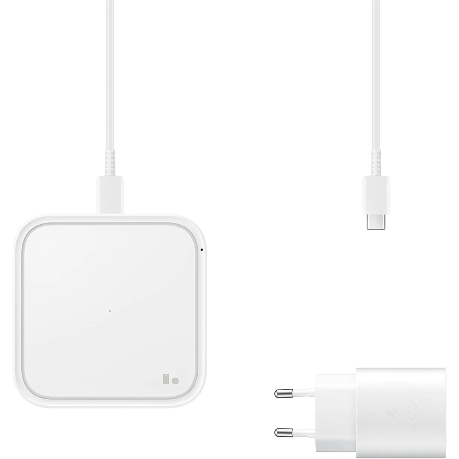 Бездротове зарядний пристрій Samsung EP-P2400 Wireless Charger Pad w/TA White (EP-P2400TWEGEU)