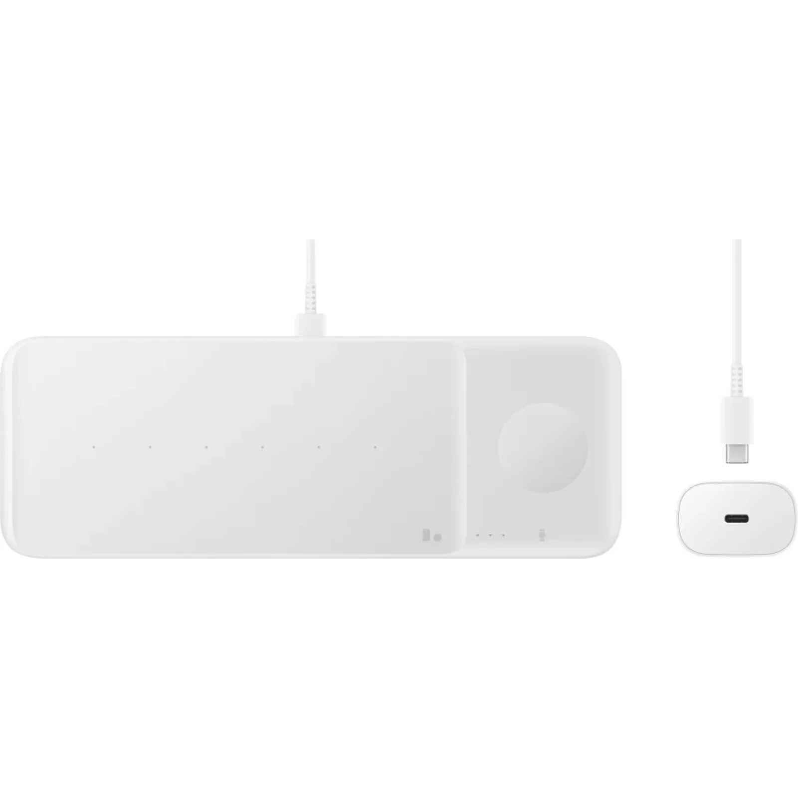 Бездротовий зарядний пристрій Samsung Wireless Charger Trio White (EP-P6300TWEGRU)