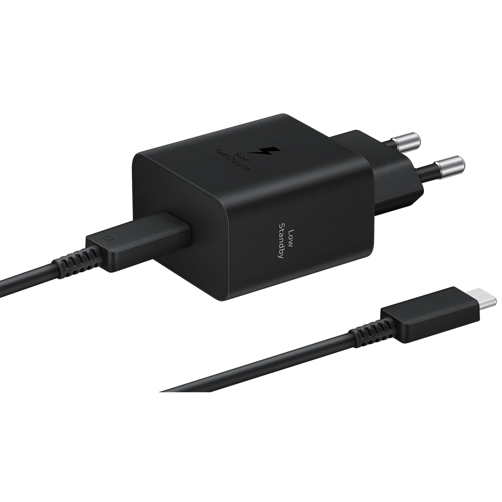 Сетевое зарядное устройство Samsung Fast Charging Type-C 45W with Cable Black (EP-T4511XBEGEU)