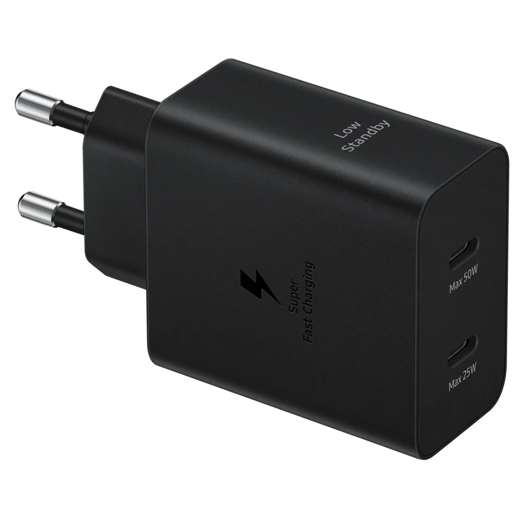 Сетевое зарядное устройство Samsung Fast Charging Type-C 50W Type-C to Type-C Cable Black (EP-T5020XBEGEU)