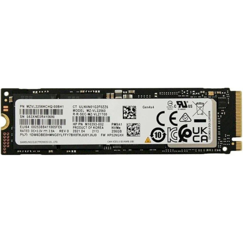 SSD внутрішні Samsung PM9A1 256 GB (MZ-VL22560_OEM) UA