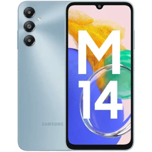 Цвет: Голубой - Смартфон Samsung Galaxy M14 4G SM-M145F 4/64GB Arctic Blue