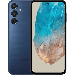 Цвет: Синий - Смартфон Samsung Galaxy M35 5G 6/128GB Dark Blue (SM-M356BDBB)