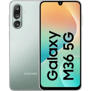 Колір: Зелений - Смартфон Samsung Galaxy M36 5G 6/128GB Serene Green (SM-M366BLGB)