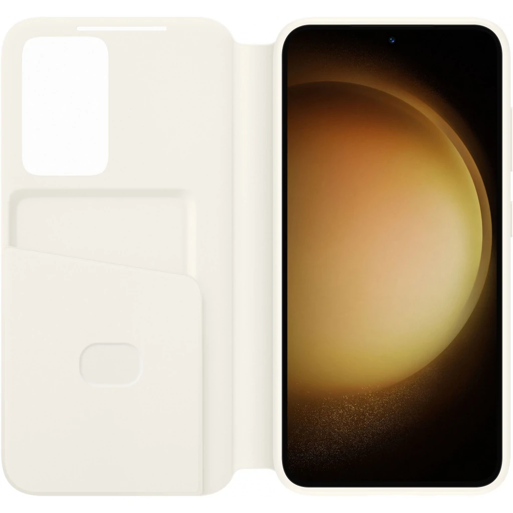 Чохол Samsung Smart View Wallet Case Cream для Samsung Galaxy S23 SM-S911 (EF-ZS911CUEG)