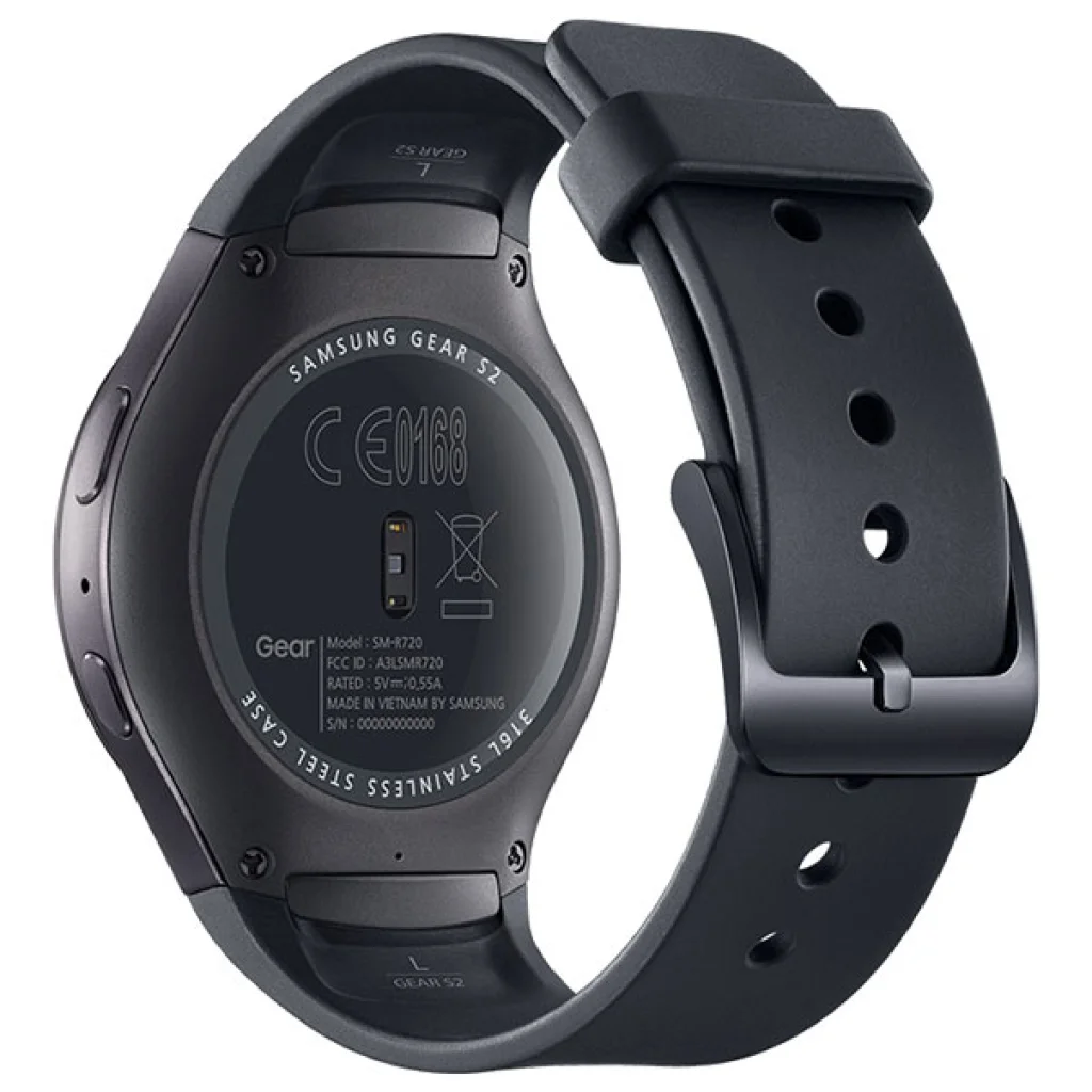 Смарт-часы Samsung Gear S2 SM-R720 Dark-Grey (SM-R7200ZKASEK) UA
