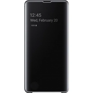 Цвет: Черный - Чехол Samsung Clear View Cover Black для Samsung Galaxy S10 Plus SM-G975 (EF-ZG975CBEGRU)