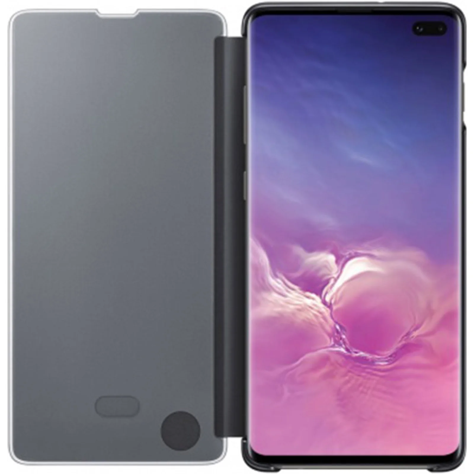 Чехол Samsung Clear View Cover Black для Samsung Galaxy S10 Plus SM-G975