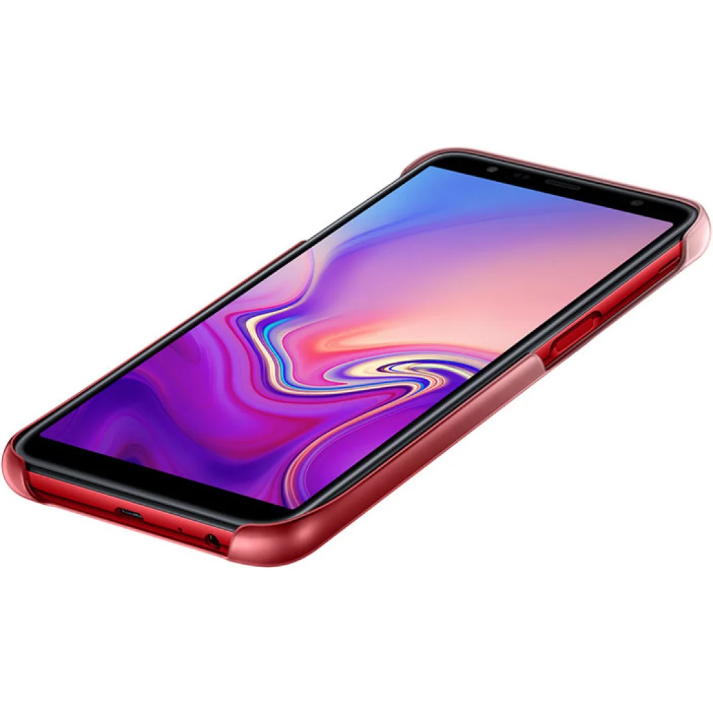 Чехол Gradation Cover Red для Samsung J610 Galaxy J6 Plus 2018