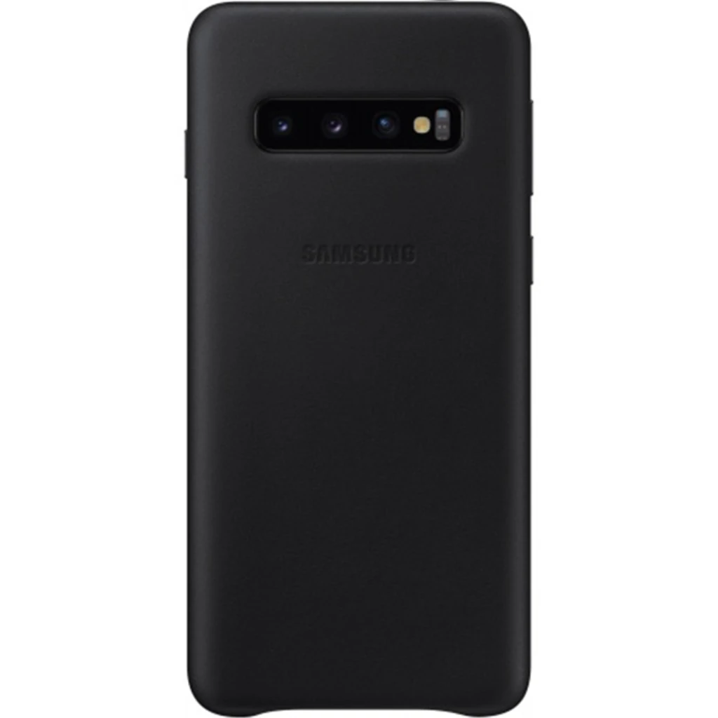 Чехол Samsung Leather Cover Black для Samsung Galaxy S10 SM-G973