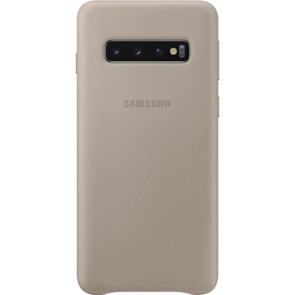 Чехол Samsung Leather Cover Gray для Samsung Galaxy S10 SM-G973