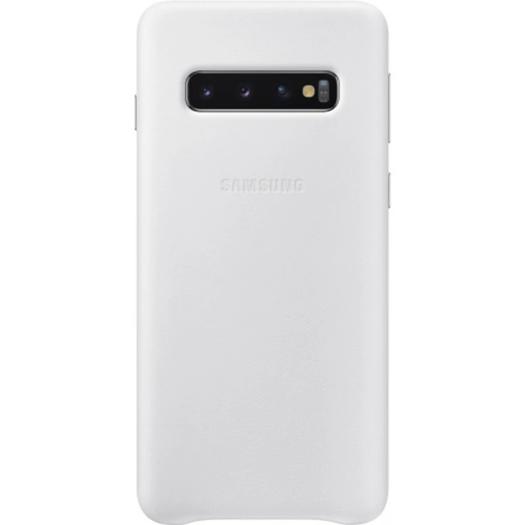 Чехол Samsung Leather Cover White для Samsung Galaxy S10 SM-G973