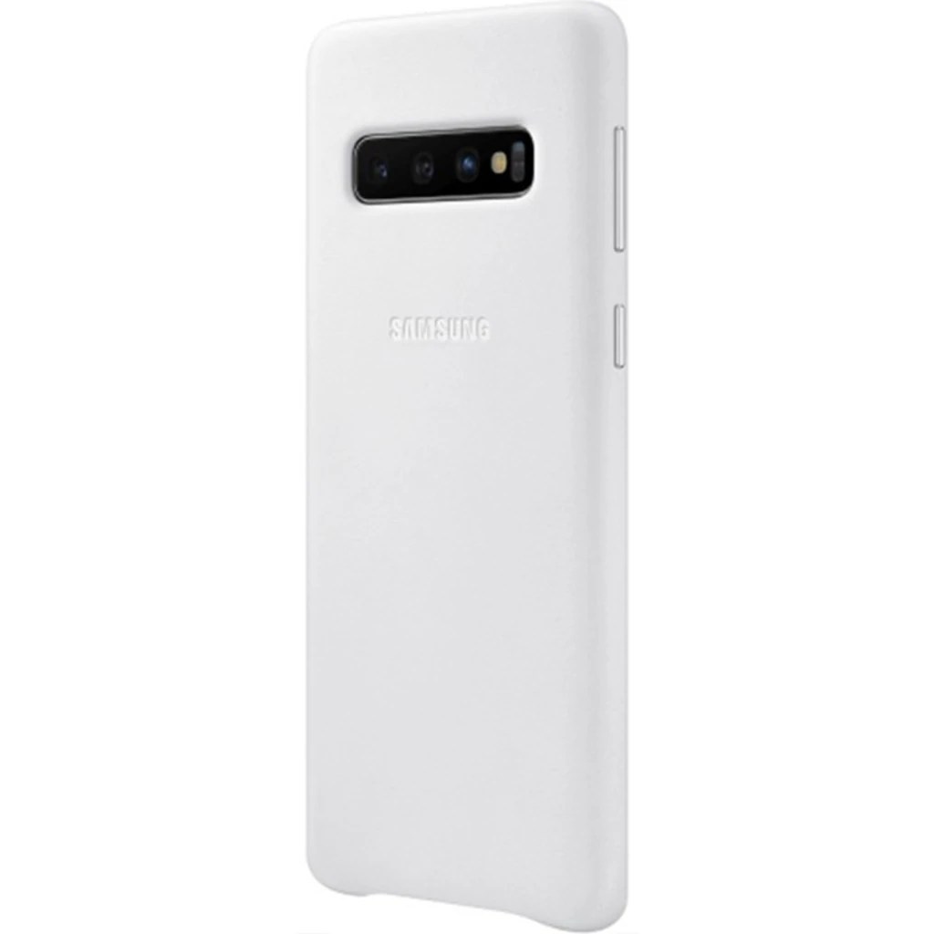 Чехол Samsung Leather Cover White для Samsung Galaxy S10 SM-G973