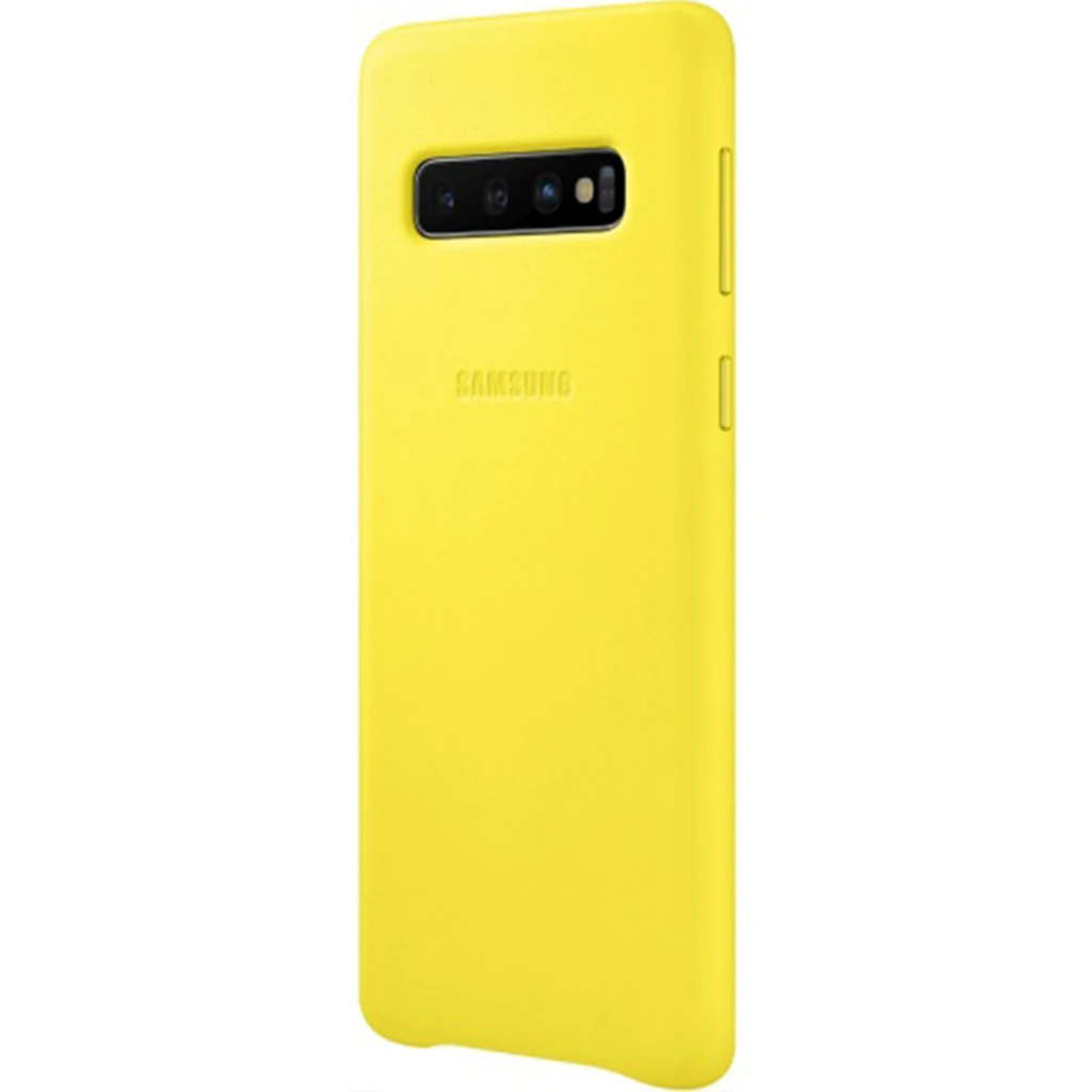 Чехол Samsung Leather Cover Yellow для Samsung Galaxy S10 SM-G973