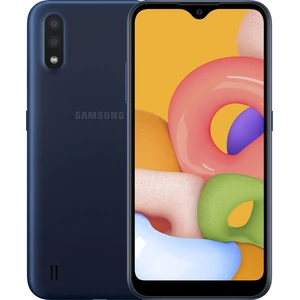 Цвет: Синий - Смартфон Samsung Galaxy A01 SM-A015F 2/16GB Blue (SM-A015FZBDSEK) UA