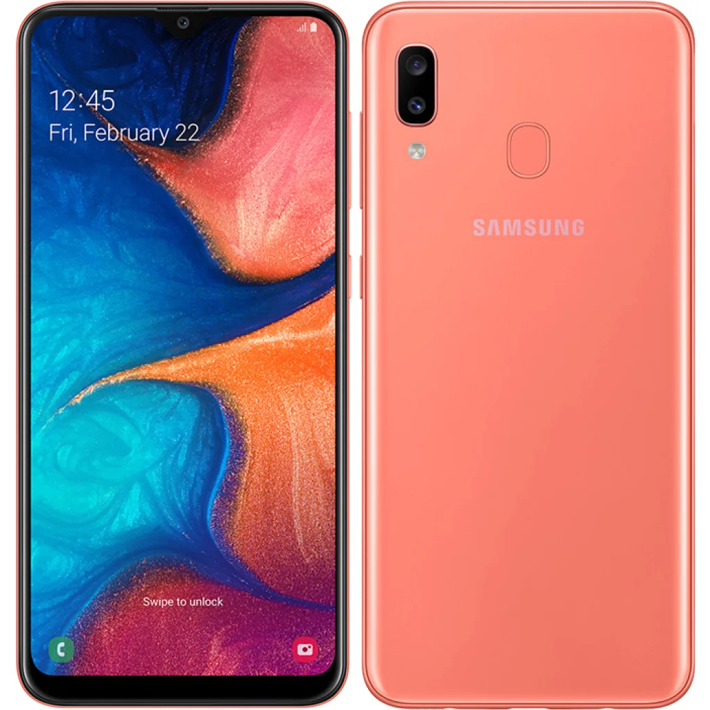 Смартфон Samsung Galaxy A20 SM-A205 3/32GB Coral Orange