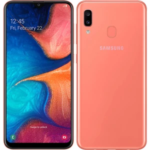Колір: Помаранчевий - Смартфон Samsung Galaxy A20 SM-A205 3/32GB Coral Orange