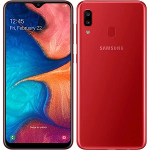 Колір: Червоний - Смартфон Samsung Galaxy A20 SM-A205F 3/32GB Red (SM-A205FZRV)