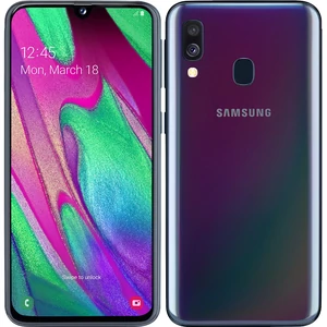 Колір: Чорний - Смартфон Samsung Galaxy A40 SM-A405F 4/64GB Black (SM-A405FZKD)