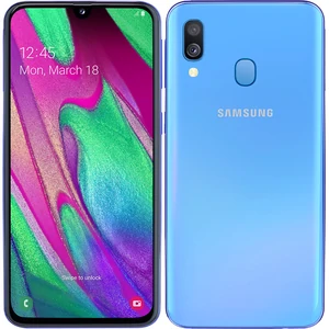 Колір: Блакитний - Смартфон Samsung Galaxy A40 SM-A405F 4/64GB Blue (SM-A405FZBD)