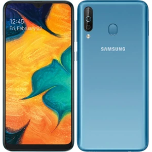 Цвет: Голубой - Смартфон Samsung Galaxy A40s 6/64GB Blue (SM-A3050ZBFC)