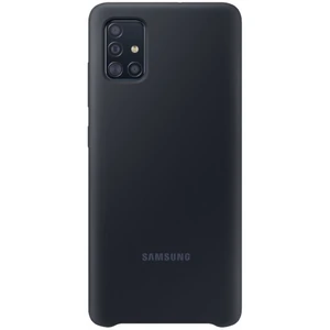 Цвет: Черный - Чехол Samsung Silicone Cover Black для Samsung Galaxy A71 SM-A715 (EF-PA715TBEGRU)