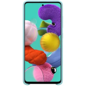 Чехол Samsung Silicone Cover Blue для Samsung Galaxy A71 SM-A715