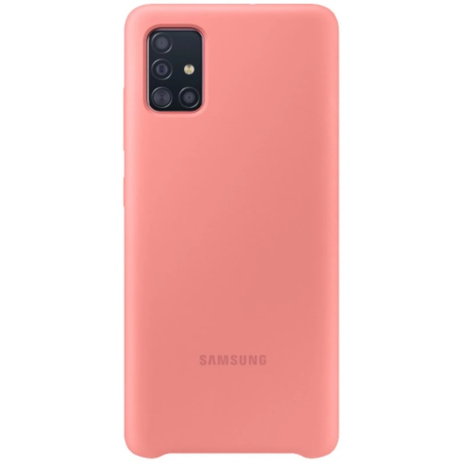 Чехол Samsung Silicone Cover Pink для Samsung Galaxy A71 SM-A715