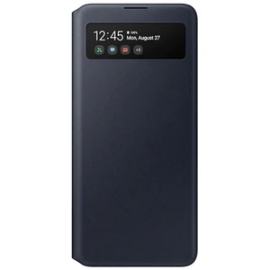 Цвет: Черный - Чехол Samsung S View Wallet Cover Black для Samsung Galaxy A71 SM-A715 (EF-EA715PBEGRU)