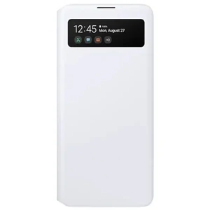 Цвет: Белый - Чехол Samsung S View Wallet Cover White для Samsung Galaxy A71 SM-A715 (EF-EA715PWEGRU)