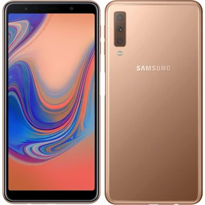 Колір: Золотий - Смартфон Samsung Galaxy A7 2018 4/64GB Gold (SM-A750FZDU)
