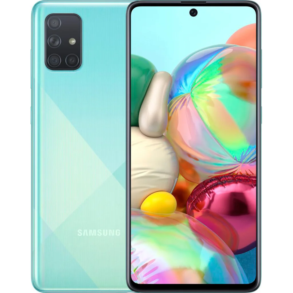 Смартфон Samsung Galaxy A71 SM-A715F 6/128GB Blue (SM-A715FZBUSEK)
