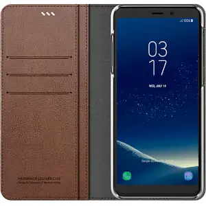 Чехол Araree Flip Wallet Leather Cover Saddle Brown для Samsung Galaxy А8+ 2018 (GP-A730KDCFAAE)