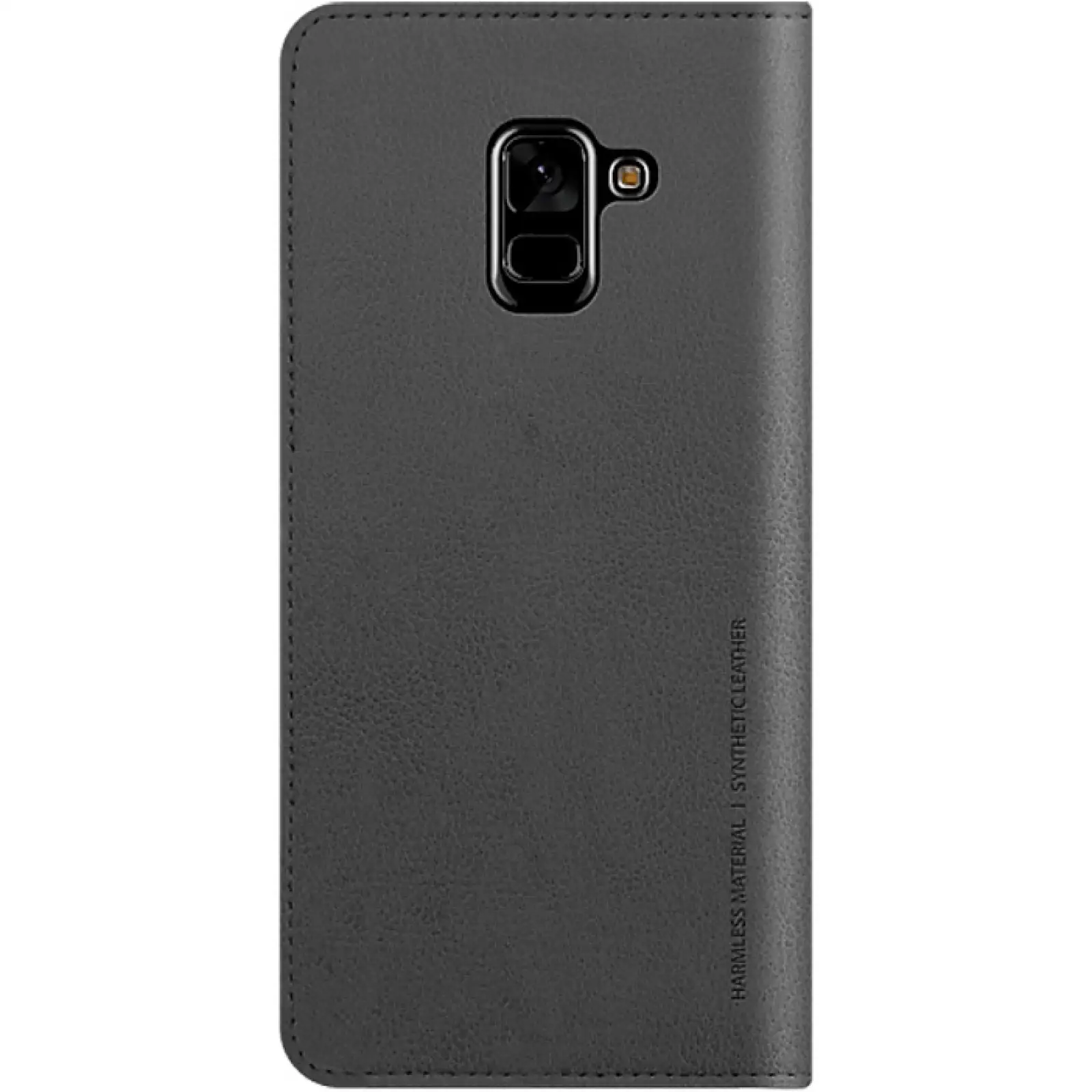 Чехол Araree Flip Wallet Leather Cover Charcoal Gray для Samsung Galaxy А8+ 2018 (GP-A730KDCFAAB)
