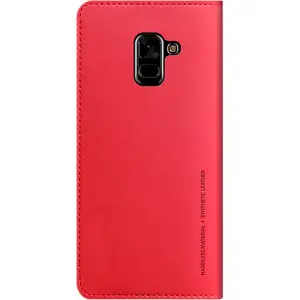 Чехол Araree Flip Wallet Leather Cover Tangerine Red для Samsung Galaxy А8+ 2018 (GP-A730KDCFAAD)