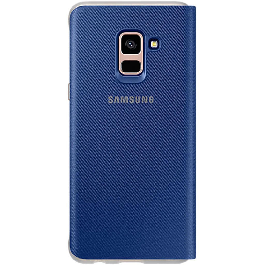 Чехол Samsung Neon Flip Cover Blue для Samsung A530 Galaxy A8 2018 (EF-FA530PLEGRU)