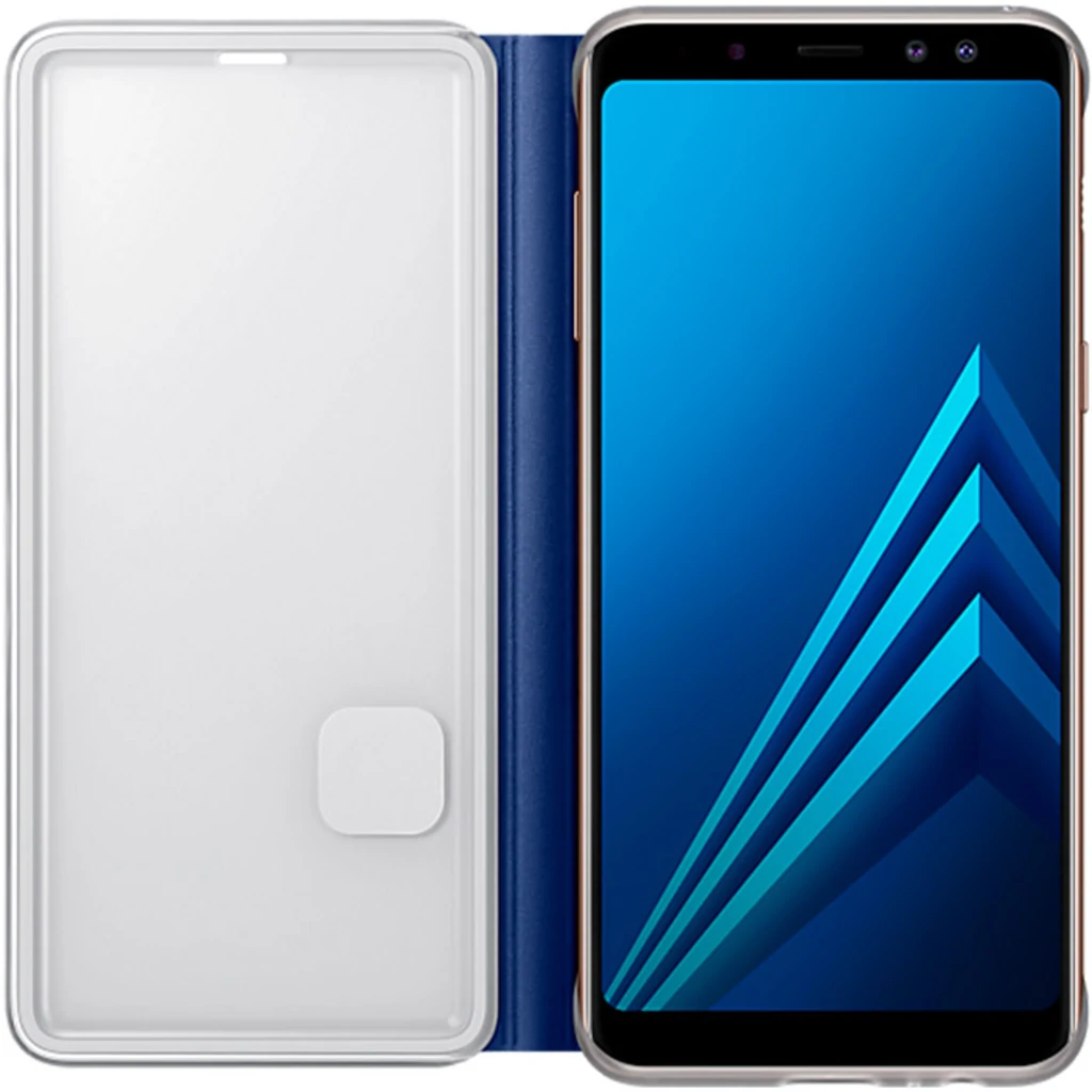 Чехол Samsung Neon Flip Cover Blue для Samsung A530 Galaxy A8 2018 (EF-FA530PLEGRU)