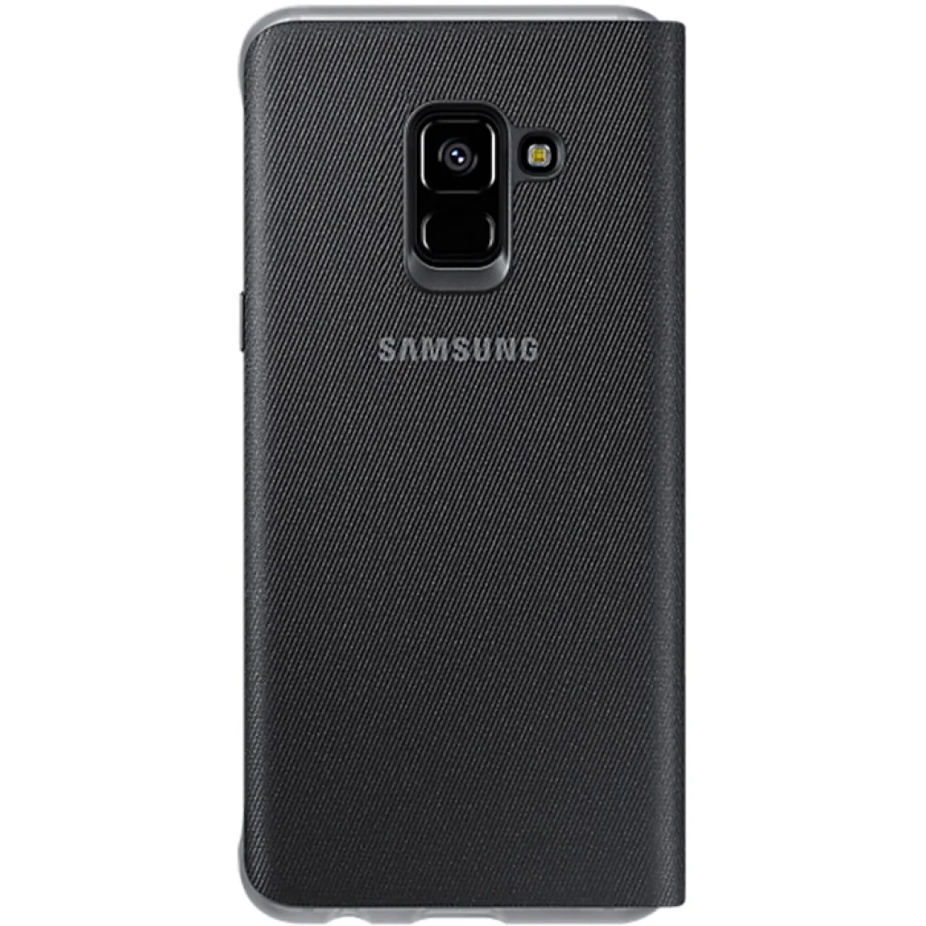 Чехол Samsung Neon Flip Cover Black для Samsung A530 Galaxy A8 2018 (EF-FA530PBEGRU)