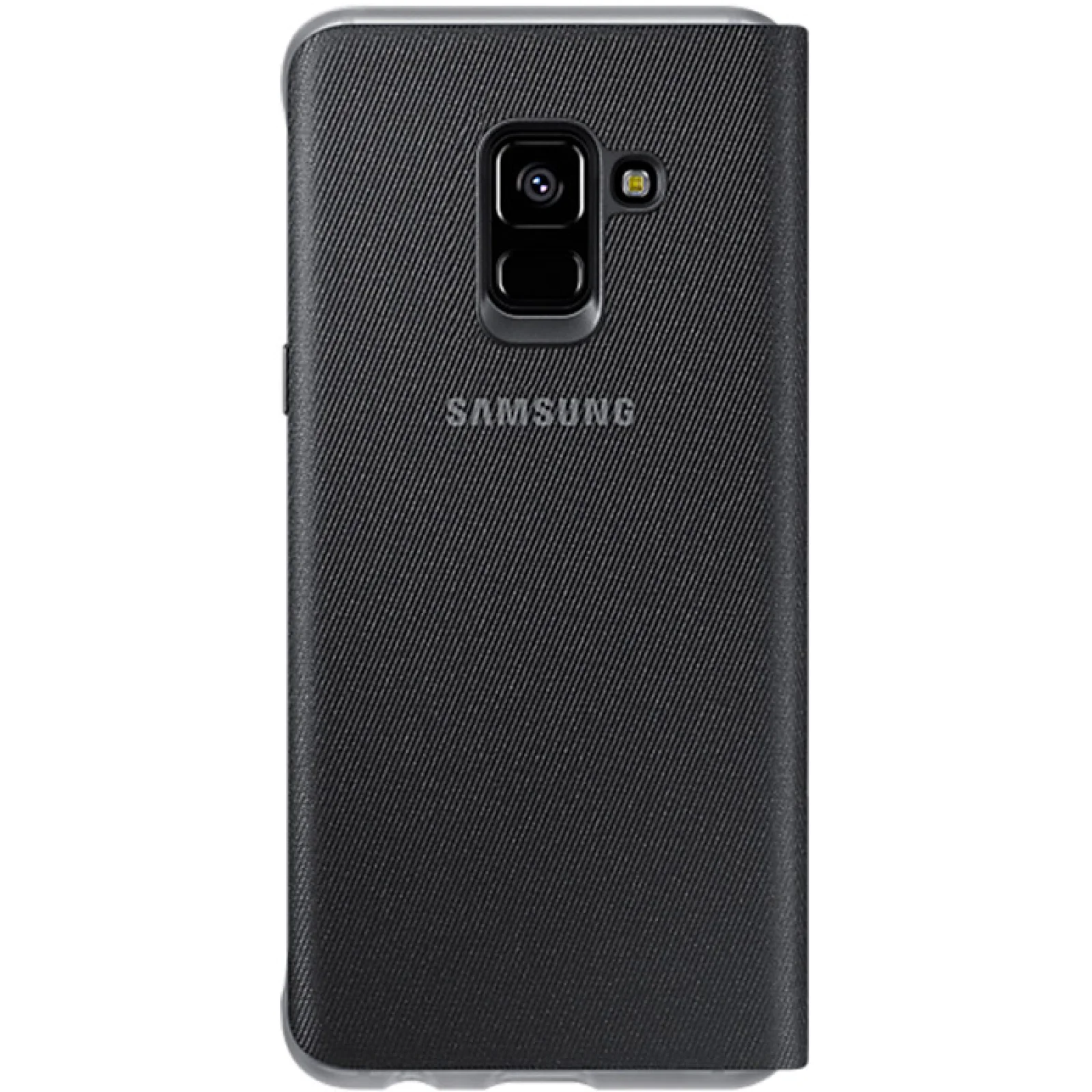 Чехол Samsung Neon Flip Cover Black для Samsung A730 Galaxy A8 Plus 2018 (EF-FA730PBEGRU)