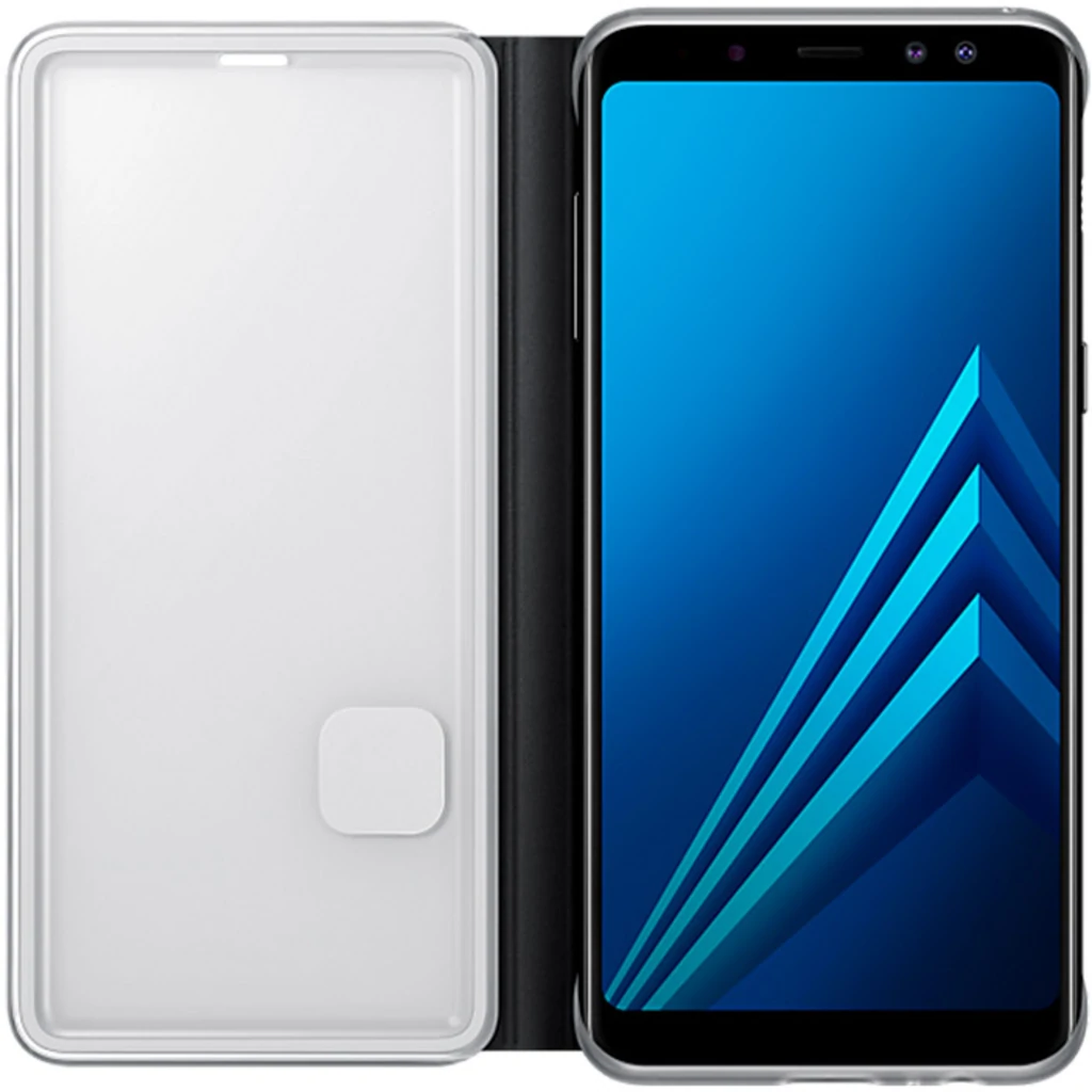 Чехол Samsung Neon Flip Cover Black для Samsung A530 Galaxy A8 2018 (EF-FA530PBEGRU)