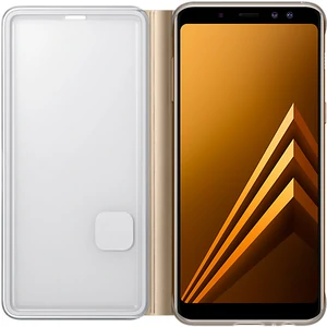 Чехол Samsung Neon Flip Cover Gold для Samsung A530 Galaxy A8 2018 (EF-FA530PFEGRU)
