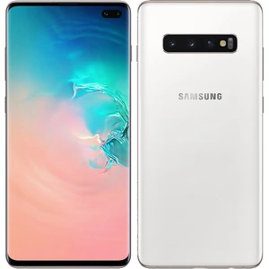 Цвет: Белый - Смартфон Samsung Galaxy S10 Plus SM-G975 Dual 12GB/1TB Ceramic White