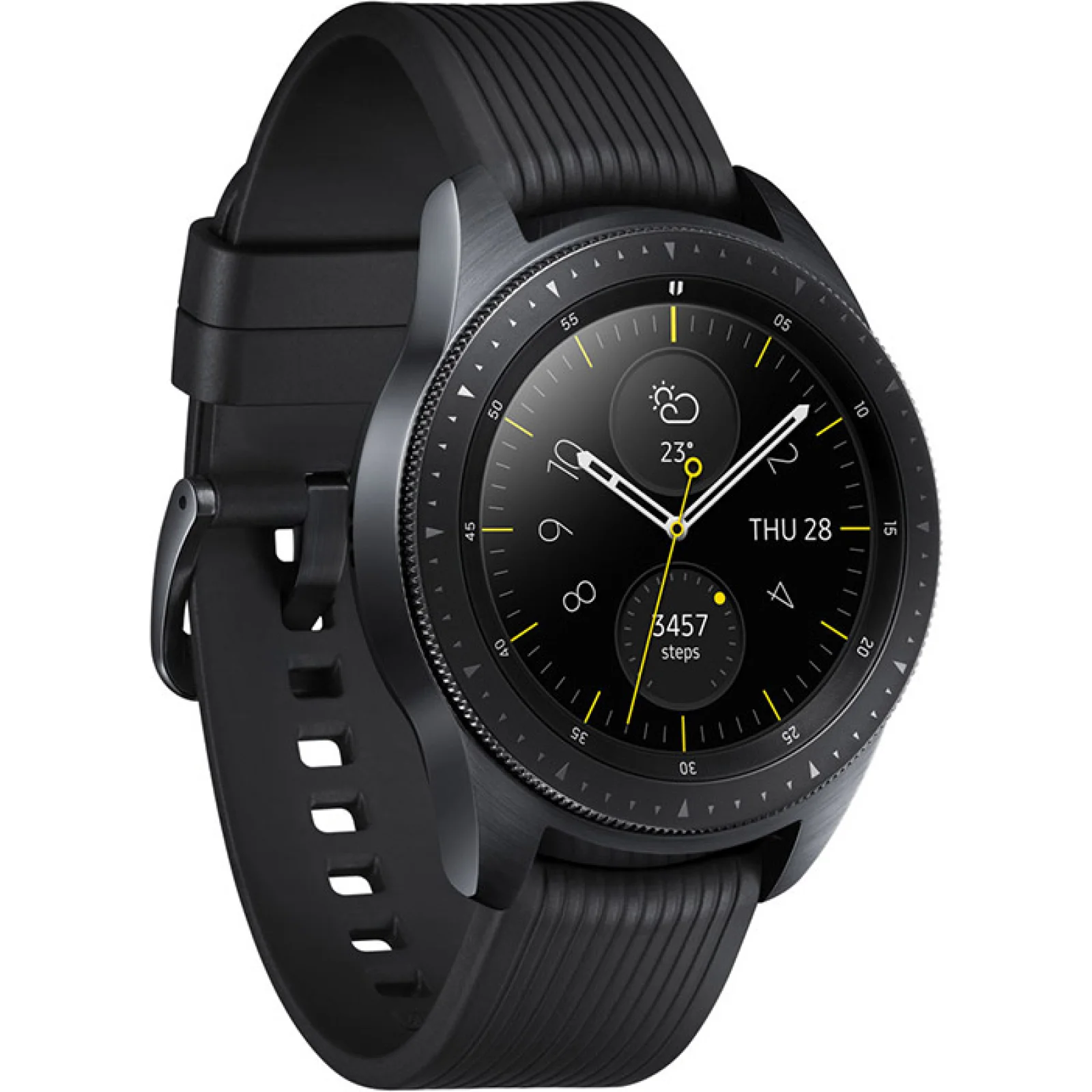 Смарт-годинник Samsung Galaxy Watch 42mm Midnight Black (SM-R810NZKA) UA