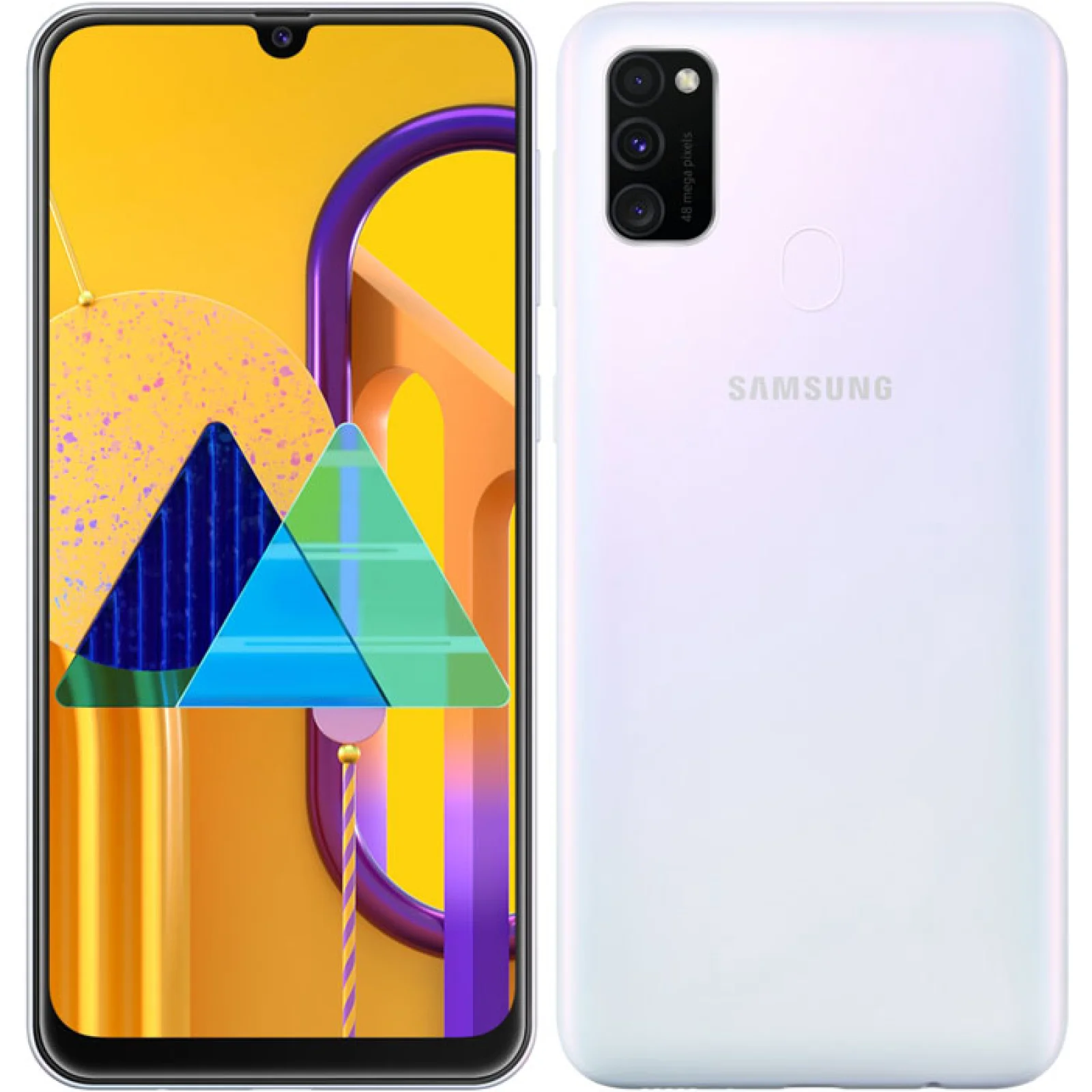 Смартфон Samsung Galaxy M30s 2019 SM-M307F 4/64GB White (SM-M307FZWU) UA