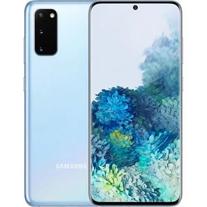 Цвет: Голубой - Смартфон Samsung Galaxy S20 5G SM-G9810 Dual 12/128GB Cloud Blue
